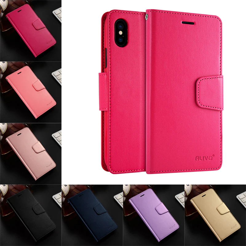 Чехол Деловой кожаный флип-кошелек чехол для iPhone 5S 6S 7 8 Plus SE X Роскошный телефона с