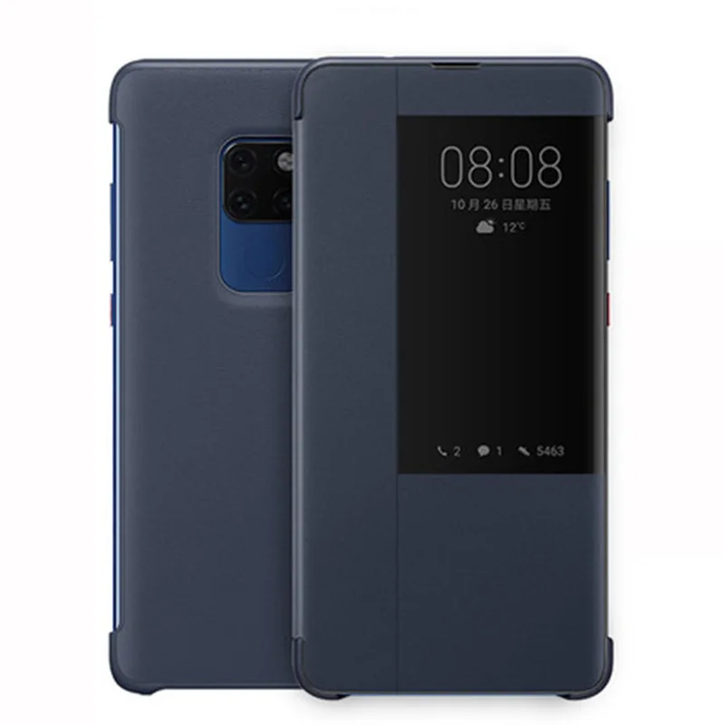 LEORY Protective Case Flip Smart View Window For Huawei Mate 20 360 Full Protection Phone leather case Protect | Чехлы для