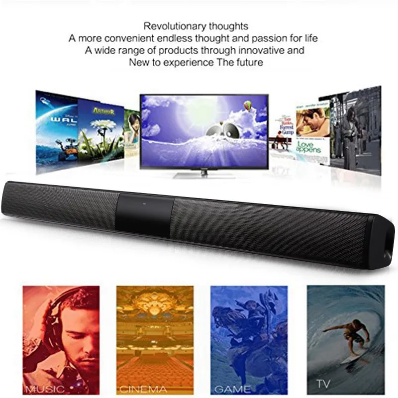 BS28B Bluetooth Динамик 4 драйвер супер громкий звуковой сигнал звуковая панель