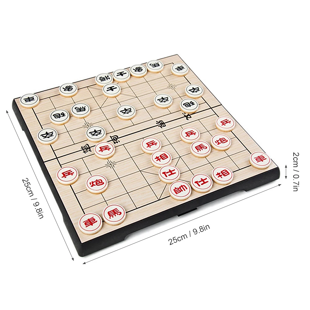 Xiangqi китайский Шахматный набор складные шахматные настольные игры с 32 магнитными