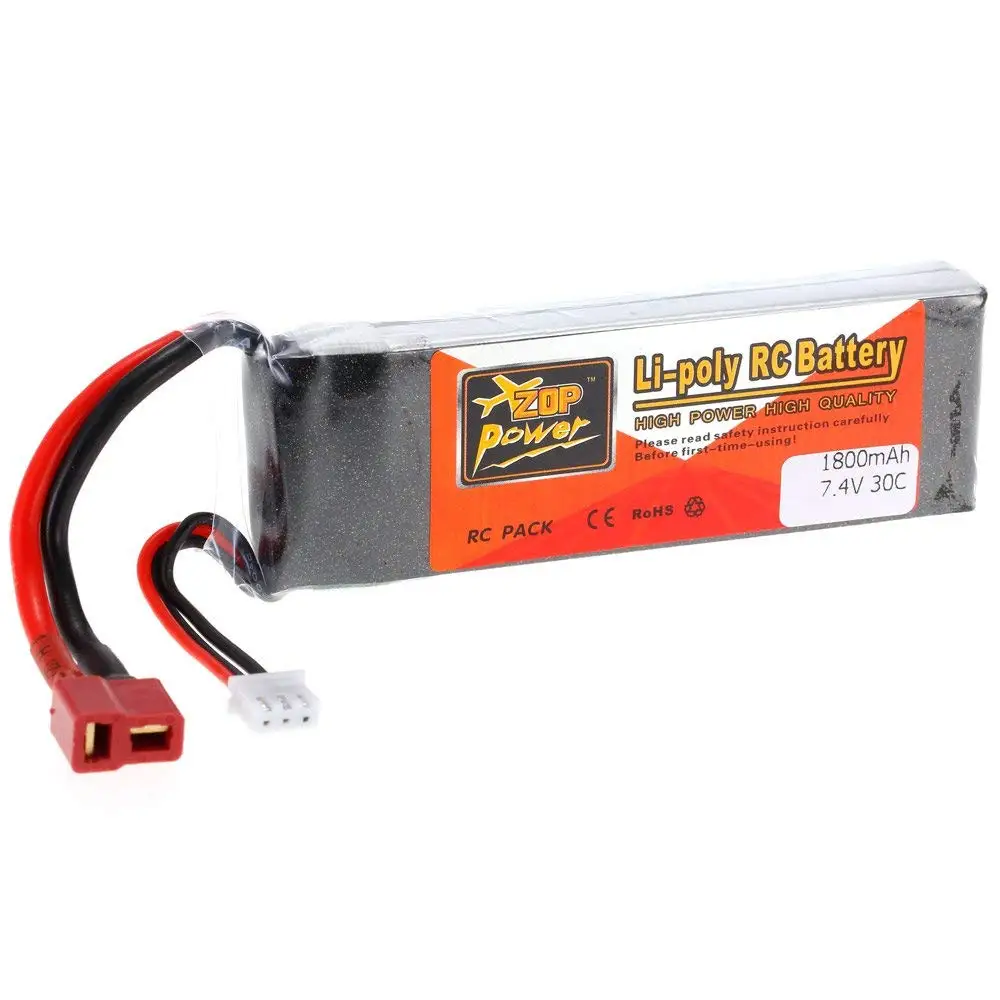 ZOP POWER Plug Lipo батарея для 2 S 7 4 V 1800 mah 30C T QAV250 FPV Racing RC Quadcopter Автомобильная лодка литий