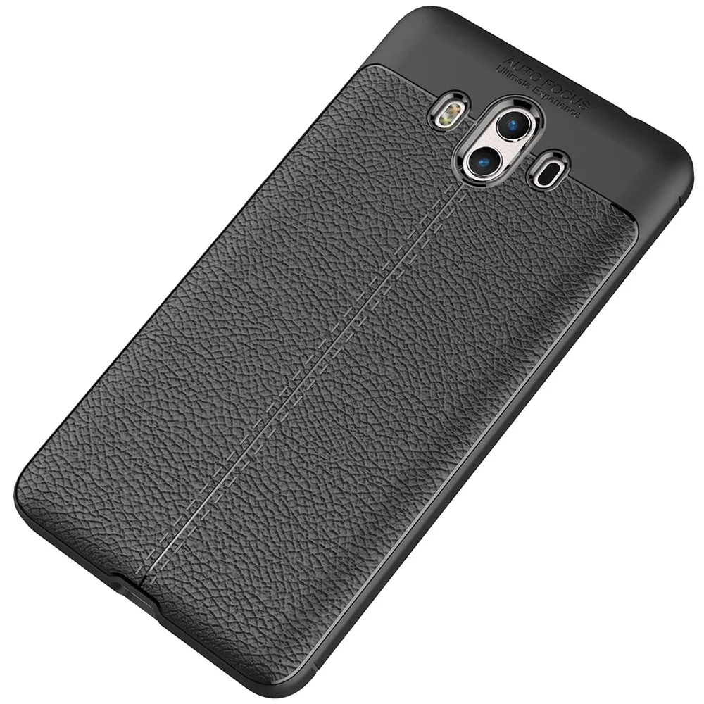 Кожаный чехол ASLING Lichee с узором для Huawei Mate 10|Корпусы и рамки мобильных телефонов| |