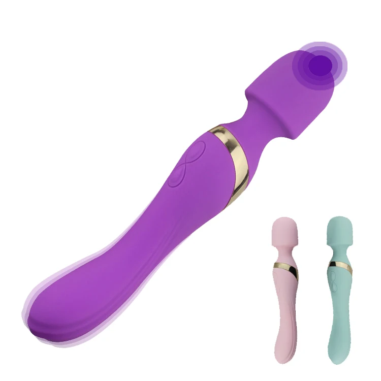 USB мощные большие вибраторы для женщин двойная Волшебная палочка массажер тела