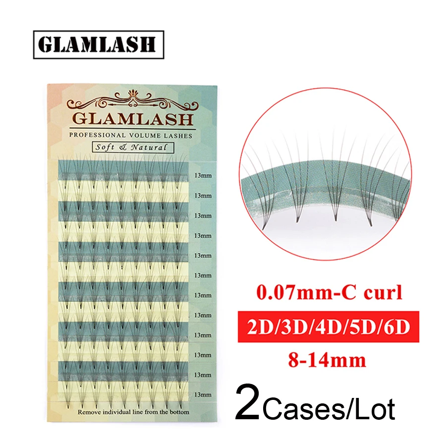 GLAMLASH оптовая продажа 2 чехла высокое качество 2D 3D 4D 5D 6D русские Объемные Накладные