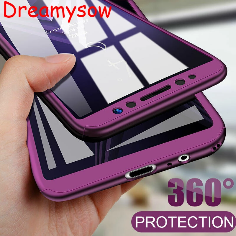 360 полный защитный чехол для телефона Samsung Galaxy A30 A50 M20 S10 Plus S10E A8 A6 J4 J6 2018 Note 9 8 со