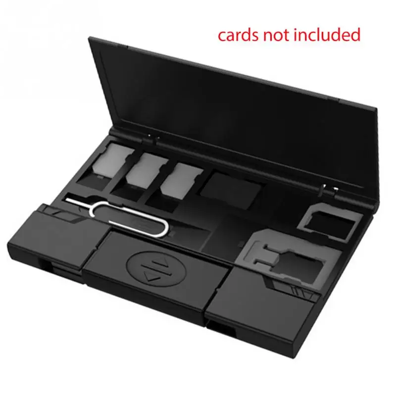 Многофункциональный мобильный телефон держатель sim карты коробка микро SIM нано