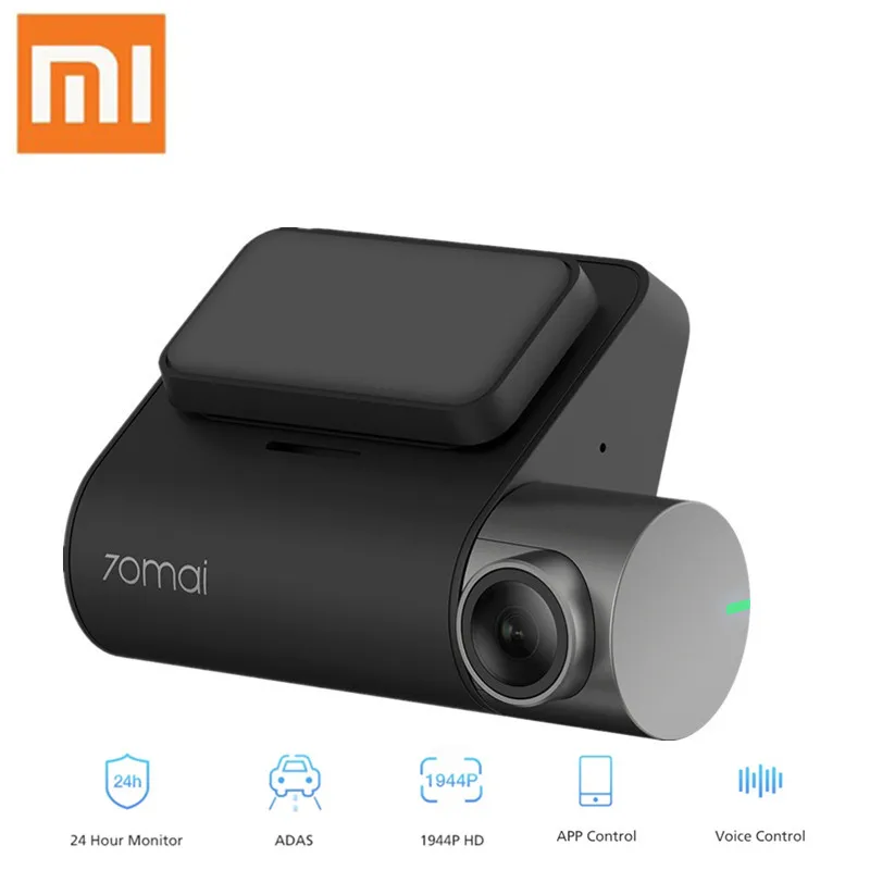 Xiaomi 70mai Pro Dash Cam RU Version1944P HD Автомобильный видеорегистратор Голосовое управление 140