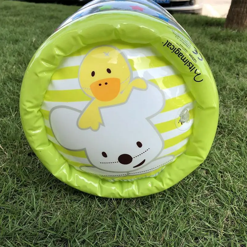 Ползающий пластиковый учебный ролик младенческий надувной прочный Bao Упражнение