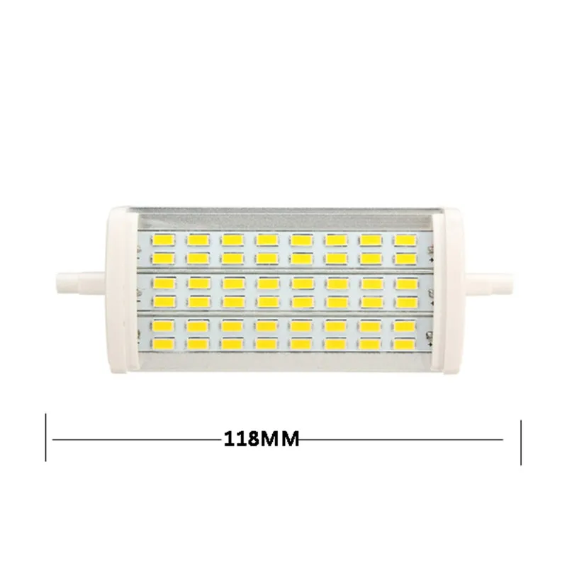 CLAITE 14 Вт энергосберегающая R7S недиммируемая Светодиодная лампа 48 SMD 5730 118 мм
