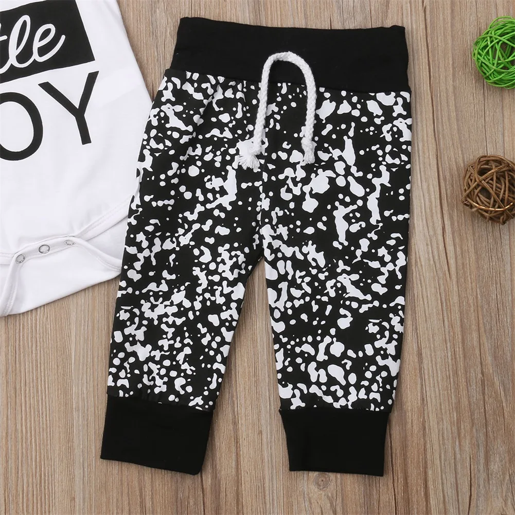 Pudcoco/Одежда для новорожденных мальчиков из 3 предметов комбинезон боди брюки