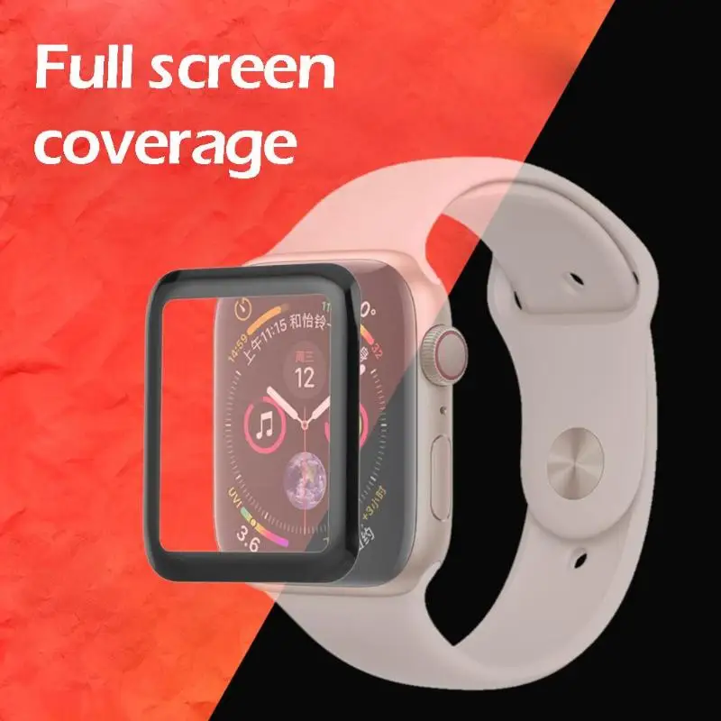 

Защита для экрана из закаленного стекла для Apple Watch, Защитная пленка для Apple Watch серии 1/2/3/4