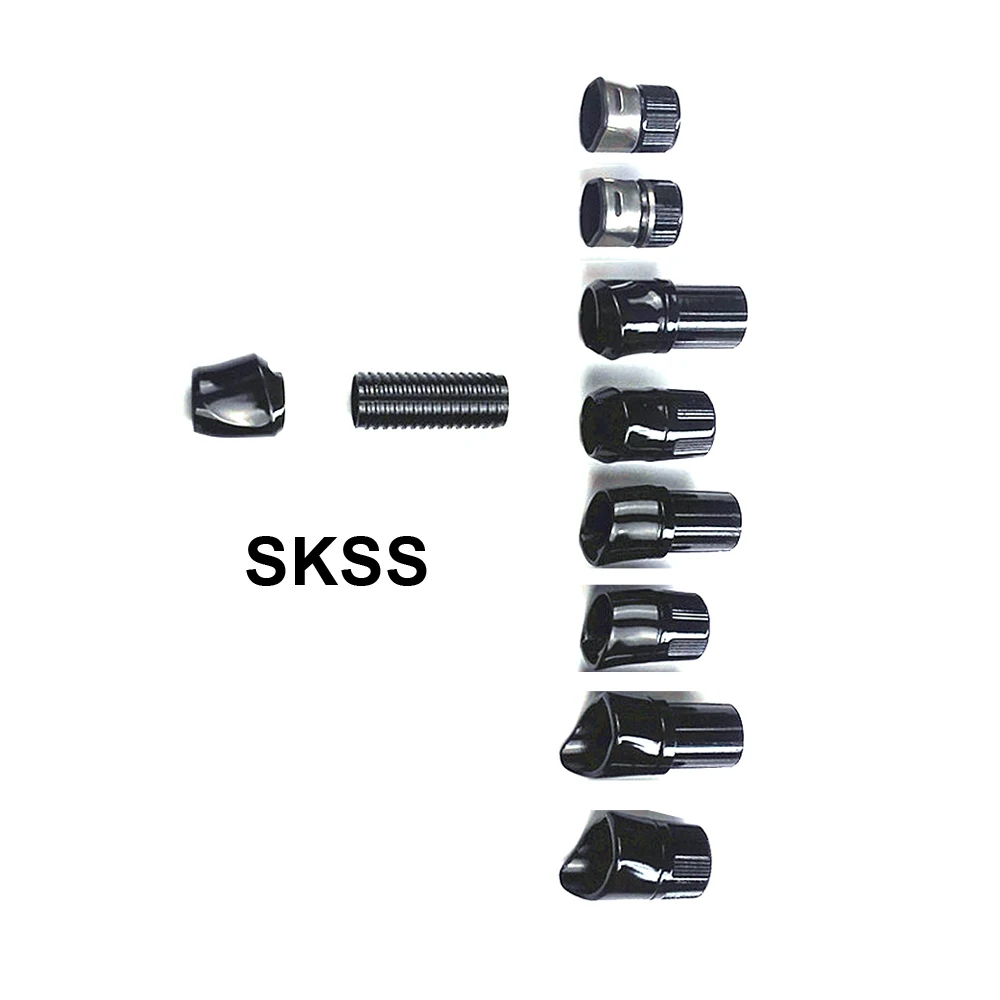 NooNRoo SKSS+ гайка+ набор size16 яркий черный цвет DIY катушка ремонт сиденья рыболовные стержневые компоненты 2 шт