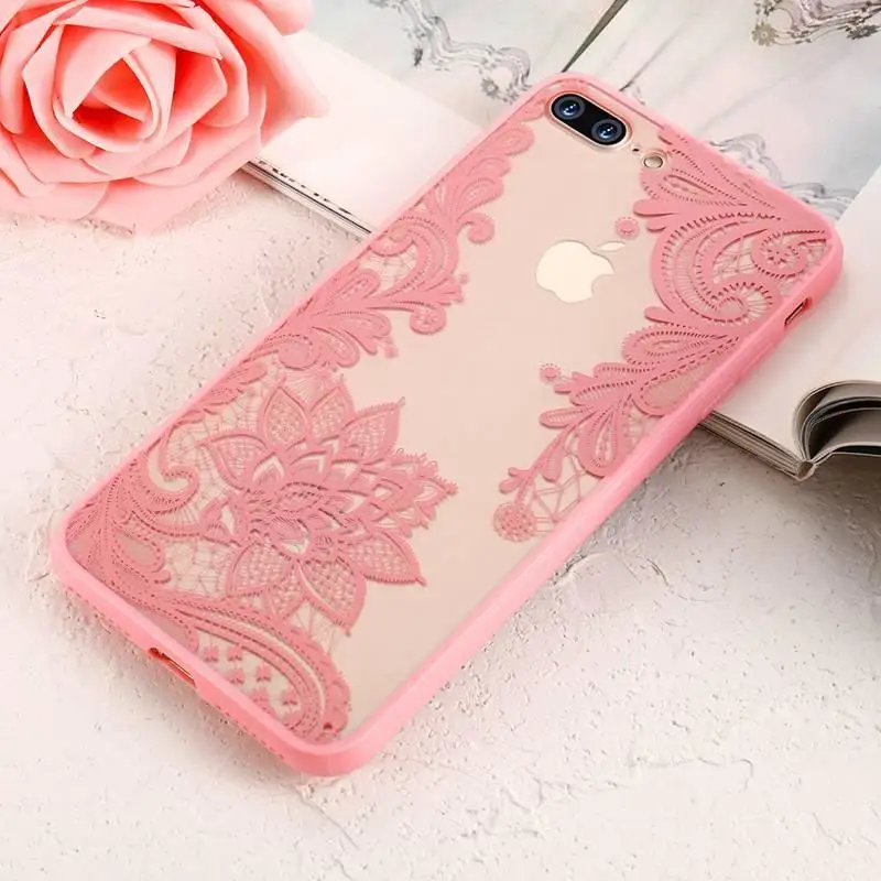 Чехол KISSCASE с цветочным кружевом для iphone 11 чехол 11pro max чехлы iPhone 7 5 6 6s X 8|Бамперы| |