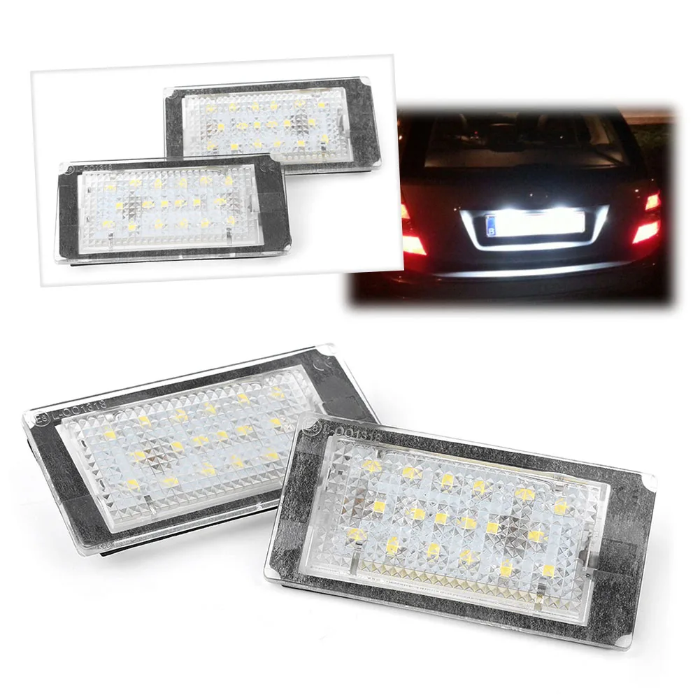 

For BMW E46 2D E46 M3 1998-2003 Car LED license Number Plate Light Lamp Lighting Indicators Accessories OEM Replacement CE 2PCS