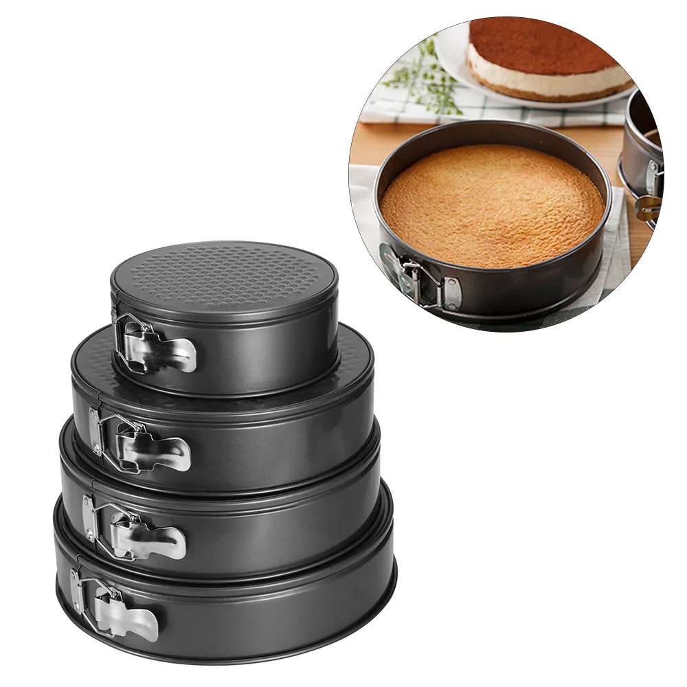 Новинка 2019 Модный Круглый Оловянный Набор для торта антипригарная Весенняя