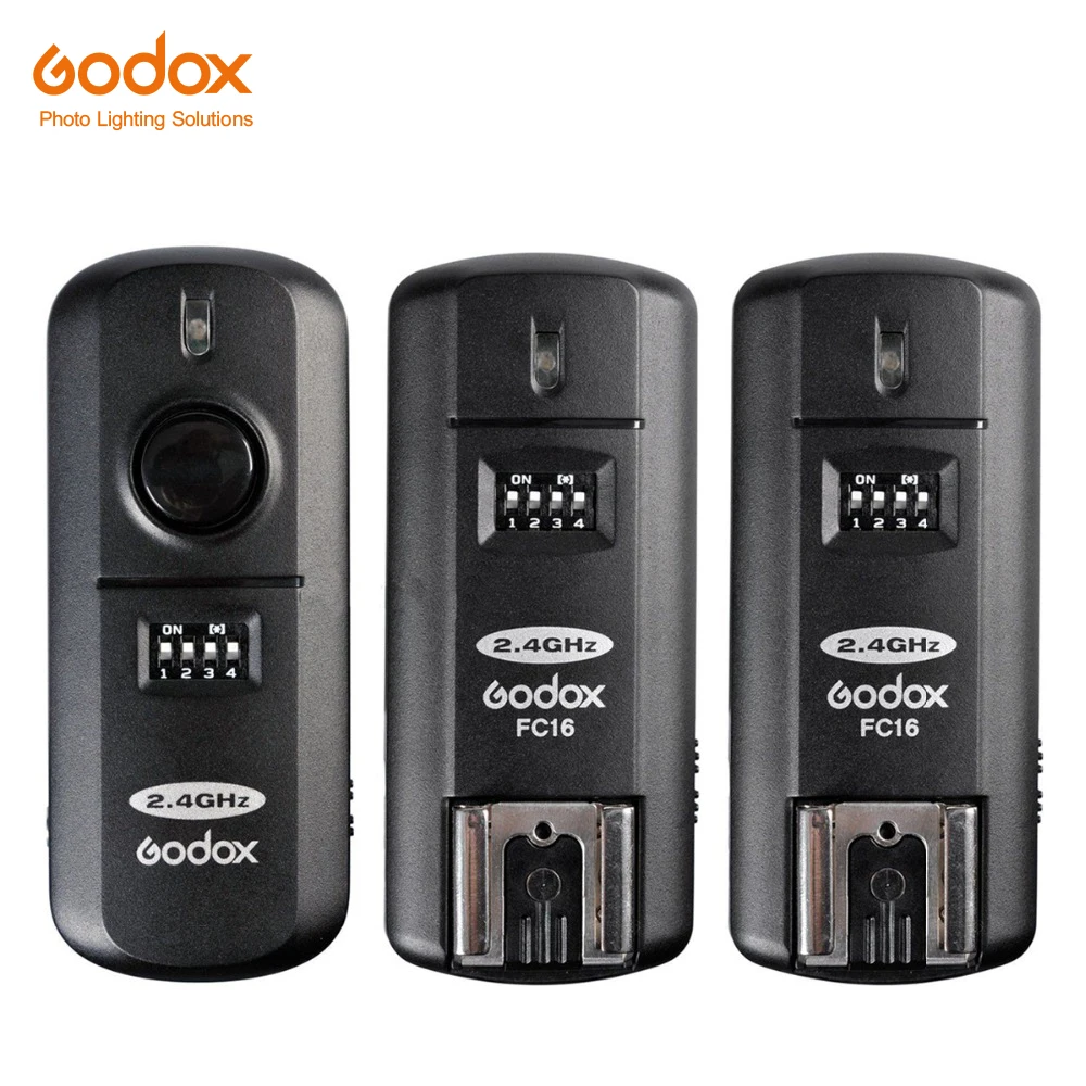 Godox FC 16 2 шт. приемник каналов 4G Беспроводная студийная камера Speedlite Flash Trigger Studio для