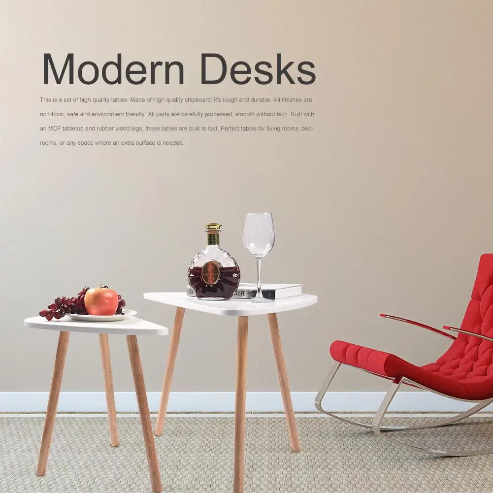 2 шт. современные деревянные столы набор для спальни гостиной Декор