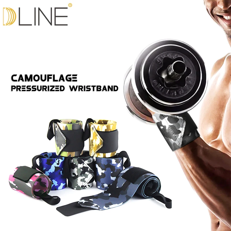 

dline 1 Pair Camouflage Gloves Heavyweight Sports Exercise Weight Lifting Gloves Body Building Training Sport Fitness Gloves