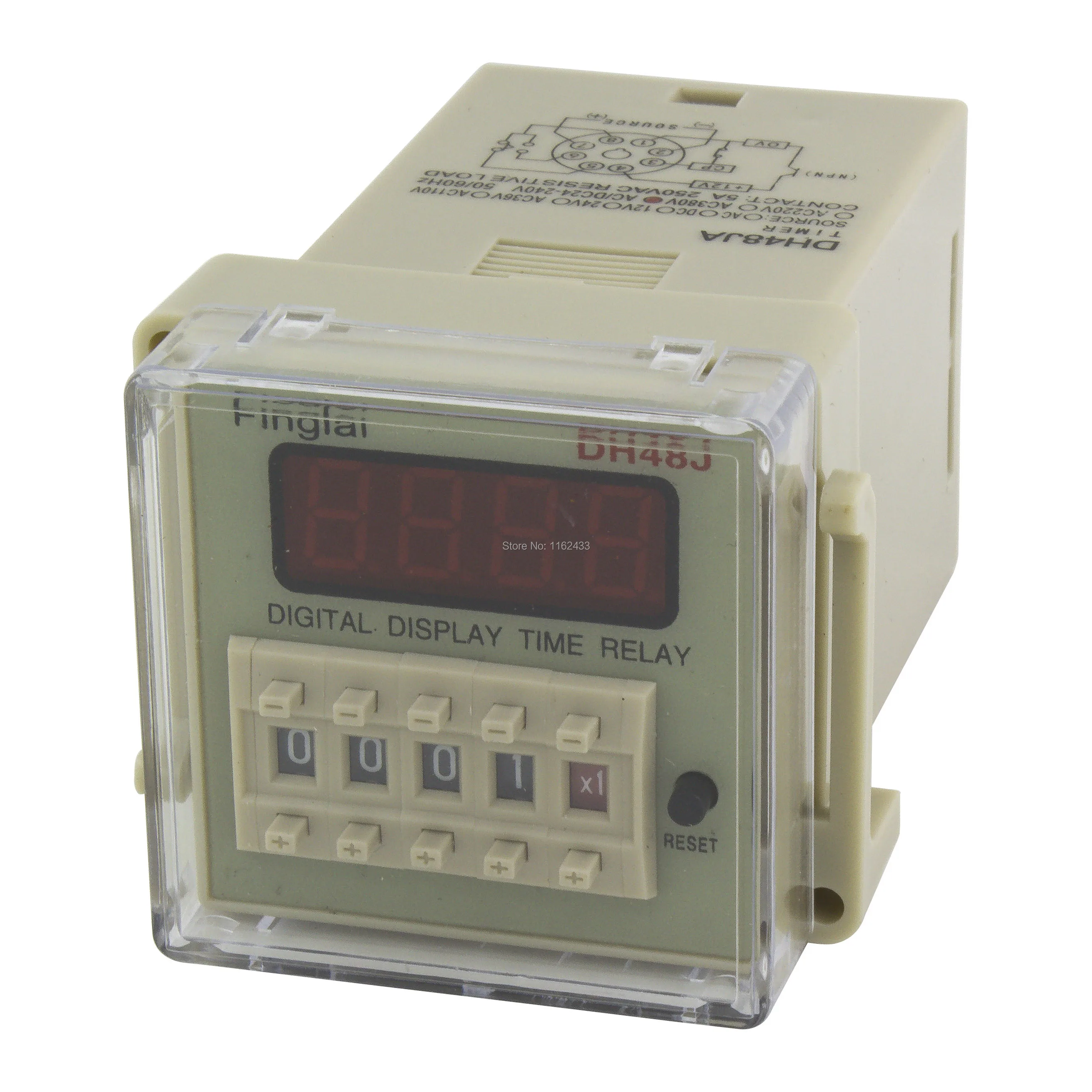 DH48JA 8 контактное Сенсорное Входное цифровое счетное реле DH48J серия AC 220V 110V 36V 380V AC/DC
