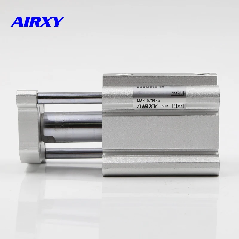 Free Shipping CQMB/CDQMB smc type bore 32/40mm stroke 5-100mm compact rod guide pneumatic cylinder control system CDQMB32-10 |