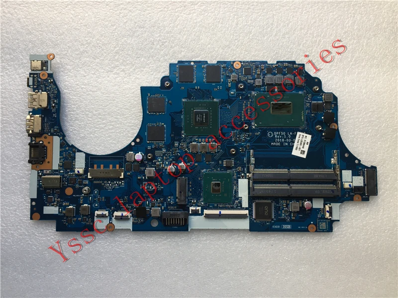 Бесплатная доставка DPF50 LA F841P материнская плата для ноутбука HP 4 Pro ноутбук I7 8750H