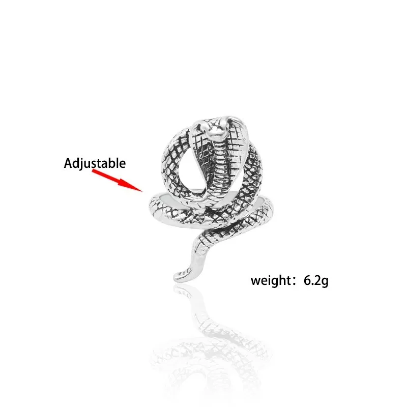 

Gothic Snake Men's Ring Punk Fashion Animal Ring Men's Motorcycle Accessories Accessories Drop Transport Bague Homme