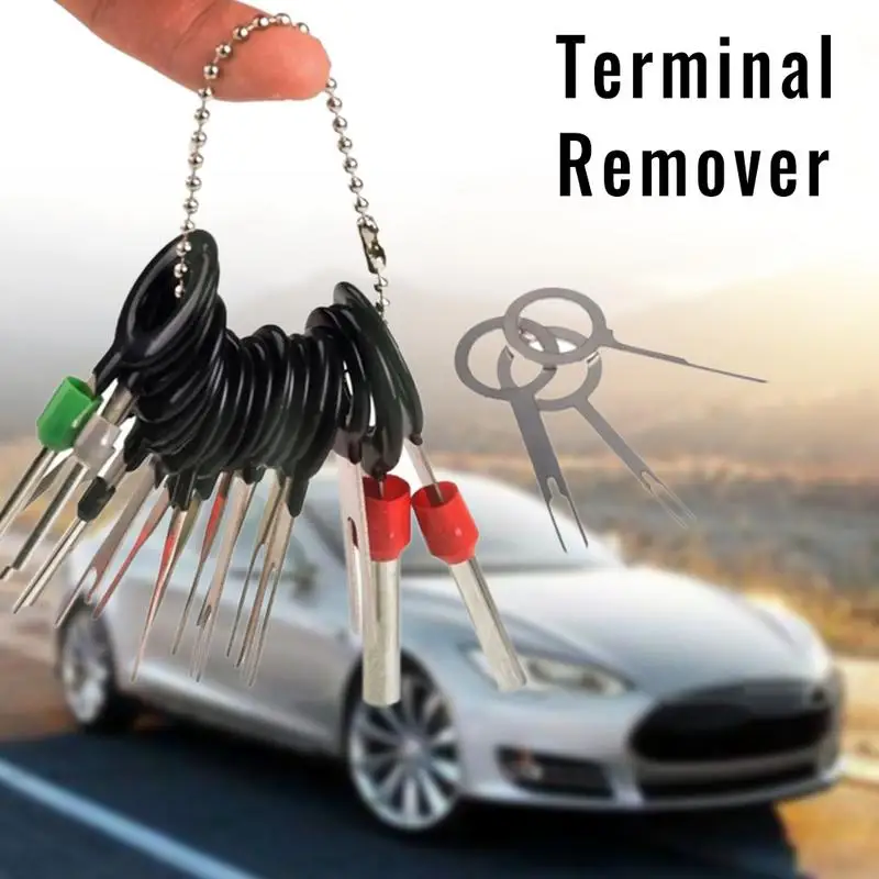 

Professional 21/26pcs Stainless Steel Needle Terminal Remover Wire Harness Connection Picking Tool Push Needle