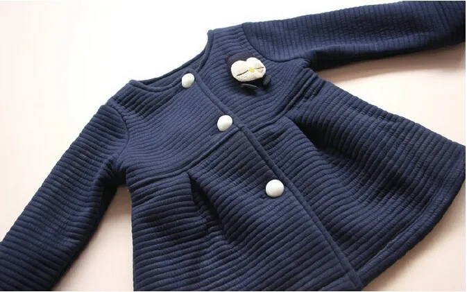 Весенне-осенние куртки для девочек Верхняя одежда пальто модные детские