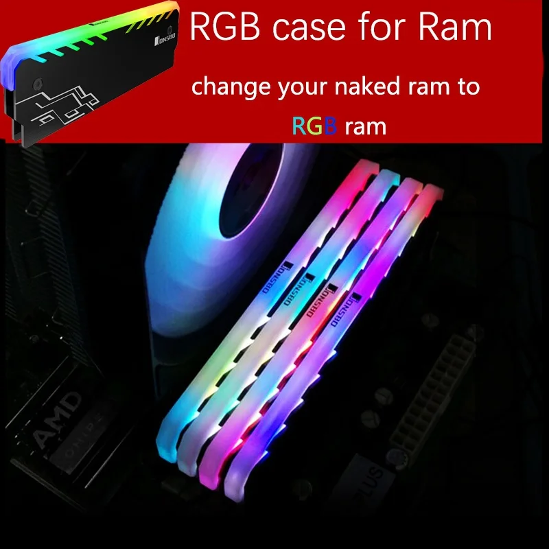 Алюминиевый сплав для теплоотвод ОЗУ корпус охлаждения RGB 265 светильник эффект