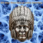 Кольцо из серебра 925 пробы в стиле ретро, в стиле панк