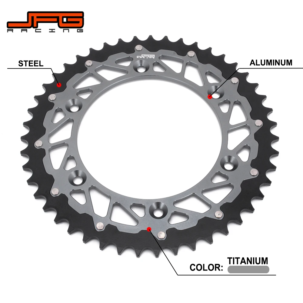 

Motorcycle 47T Rear Chain Sprocket For BMW G310R F650 G650 GS Dakar ETX Pegaso TR Terra Strada Jonathan 125 350 600 650