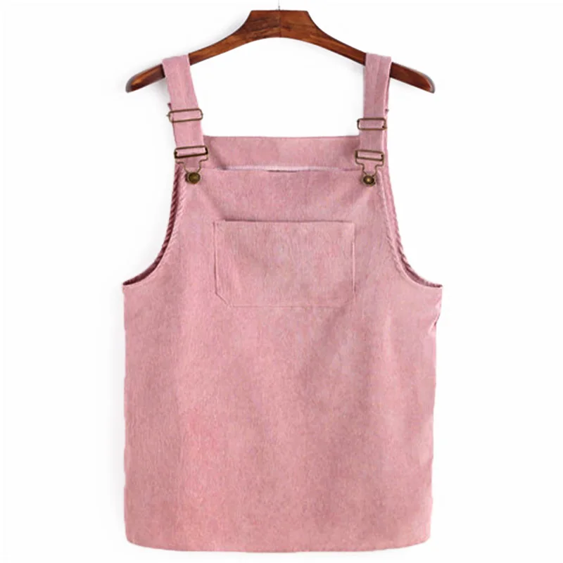 Женское прямое вельветовое платье без рукавов короткое облегающее | Женская