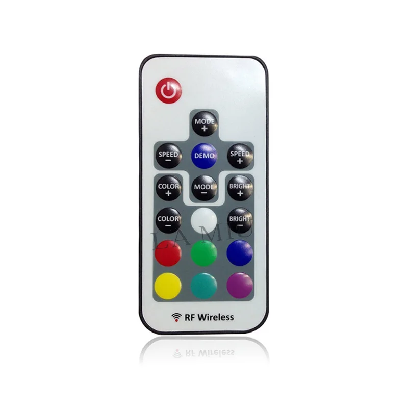 Мини LED RGB контроллер USB RF 17 клавишный удаленный беспроводной DC 5 в 12 В для 5050 3528