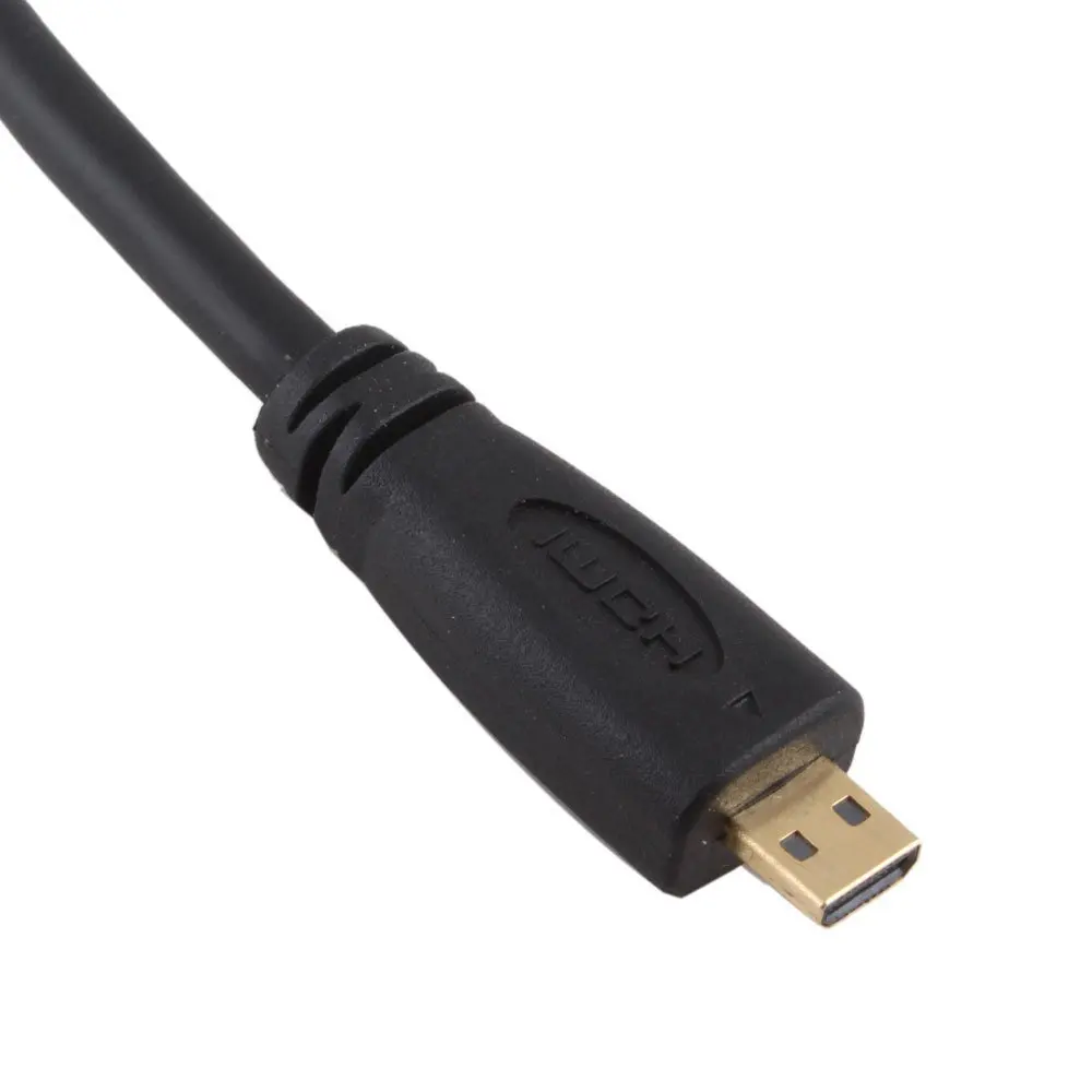 Переходник Micro-HDMI штекер-HDMI гнездо D A разъем кабель преобразователь 1080P |