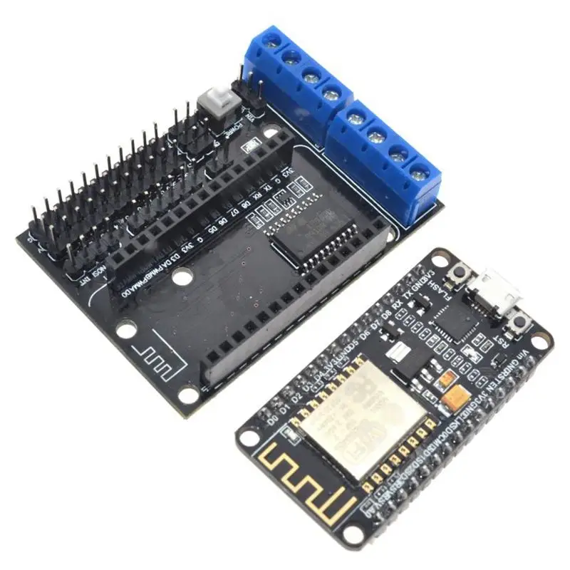 Подходит для Node MCU Набор разработчика nodemcu + защита двигателя ESP Wifi Esp8266 Esp 12e DIY RC