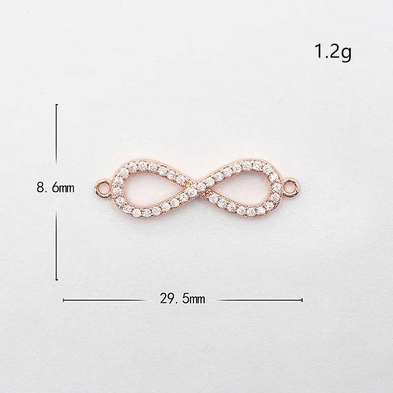 Медные соединители для ювелирных изделий сделай сам 8 браслетов ожерелий серег