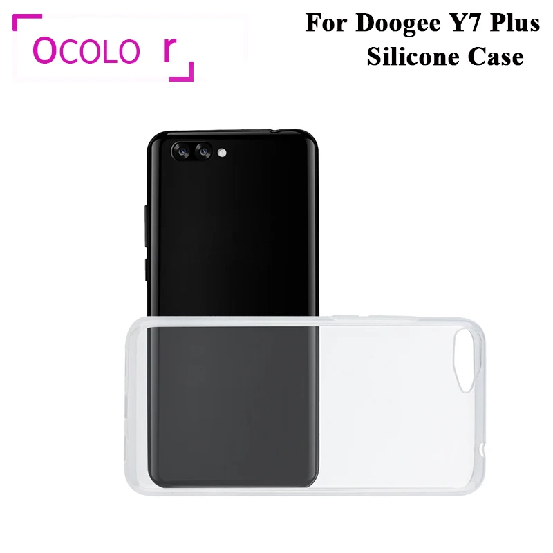 Силиконовый чехол ocolor Для Doogee Y7 Plus Мягкий защитный чехол-накладка из ТПУ