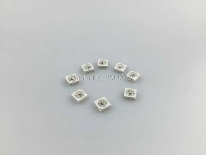 APA107 светодиодный чип 5050 SMD RGB APA102 6 контактов встроенный IC (обновление APA102) DC5V вход 0