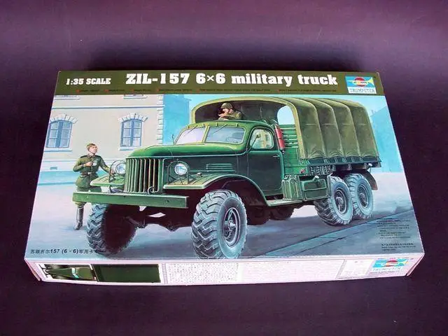 Trumpeter 1/35 01001 ZIL-157 6x6 военный грузовик | Игрушки и хобби
