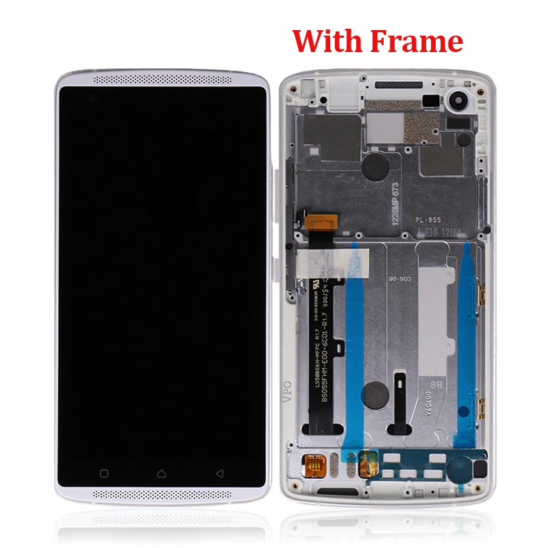 ЖК дисплей для Lenovo Vibe x3 дигитайзер сенсорного экрана в сборе рамка X3 Lemon X X3C50 X3C70