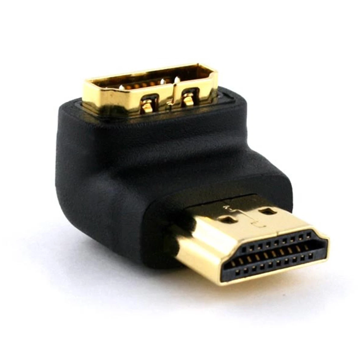 Прямой Угловой 90D HDMI-совместимый F к M Адаптер-соединитель CYDZ | Компьютеры и офис