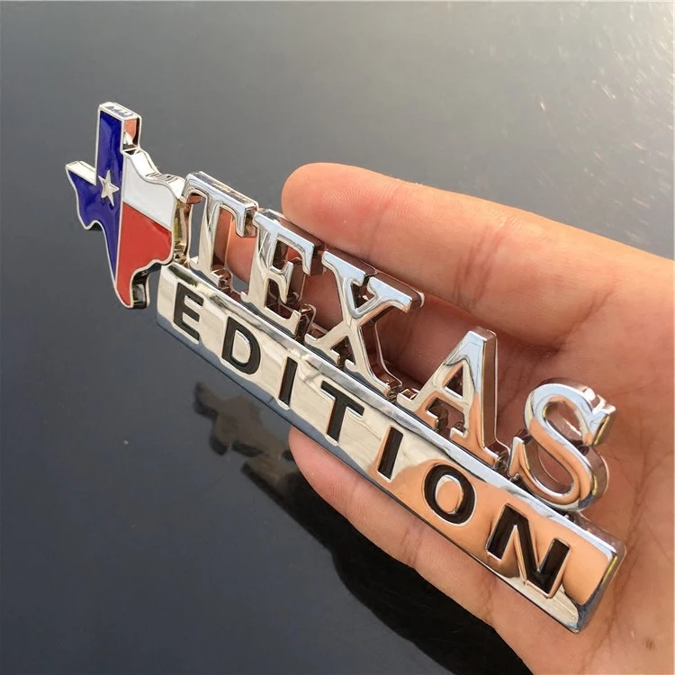 3D металлическая эмблема TEXAS EDITION стикер автомобиля эмблемы для Ford универсальных