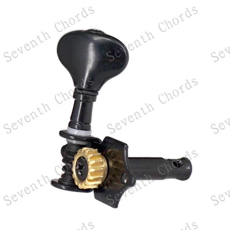 A Set Vintage Open Gear Guitar Tuning Pegs Keys Tuners Machine Head for Acoustic Electric / With Fish tail Button | Спорт и