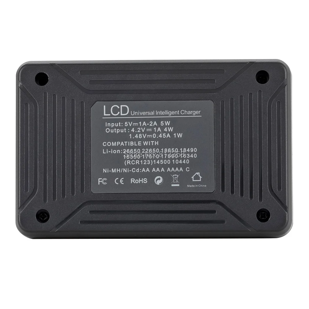 AloneFire SC 01 ЖК дисплей Smart 18650 зарядное устройство Li Ion Ni MH Cd AAAA AAA AA 14500 16340 26650