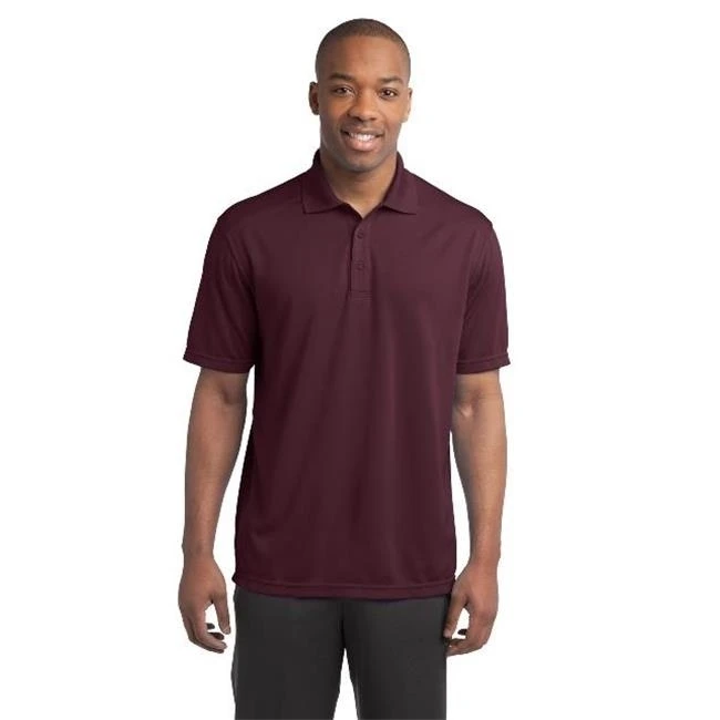 Спорт Tek ST680 мужские PosiCharge Micro Mesh поло футболки Maroon 4XL| |