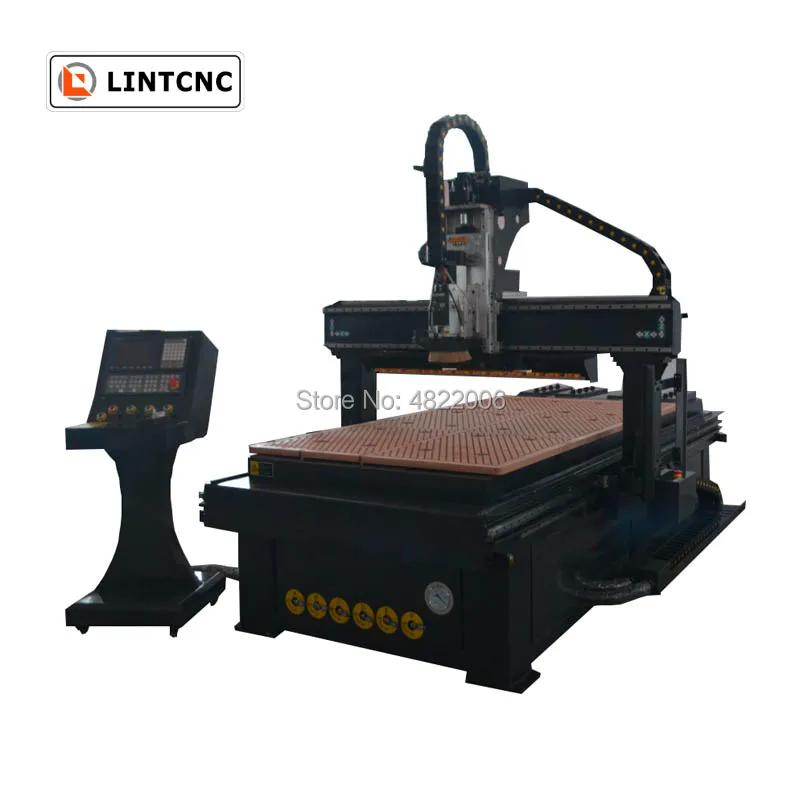 3 axis cnc wood router 1325 ATC machine for MDF door furniture automatic tool changer | Инструменты