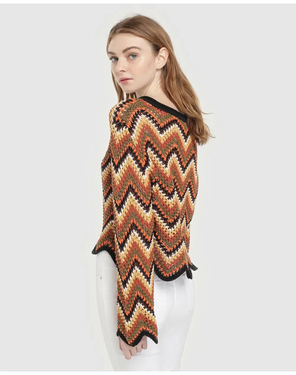 Женский трикотаж Formula Young crochet zig zag разноцветный|Наборы для бега| |