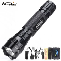 alonefire 501b xm l t6 l2 u3 tactical flashlight powerful waterproof lantern outdoor camping lights 18650 rechargeable battery