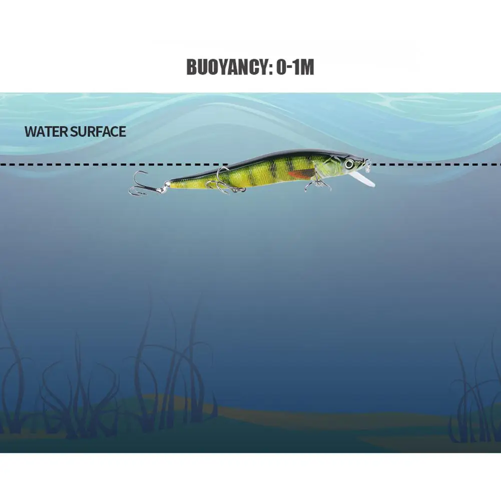 Angryfish 1pcs Fishing Lure 120mm 14g Lifelike Hard Crankbait 2 Hooks Bionic Fake Bait | Спорт и развлечения