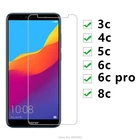 2 шт. закаленное Стекло для Huawei Honor 3C 4c 5c 6c Pro 8c защитный глас Экран протектор на 6 cpro для детей 3, 4, 5, 6, 8, C C6 C5 гвардии Saver